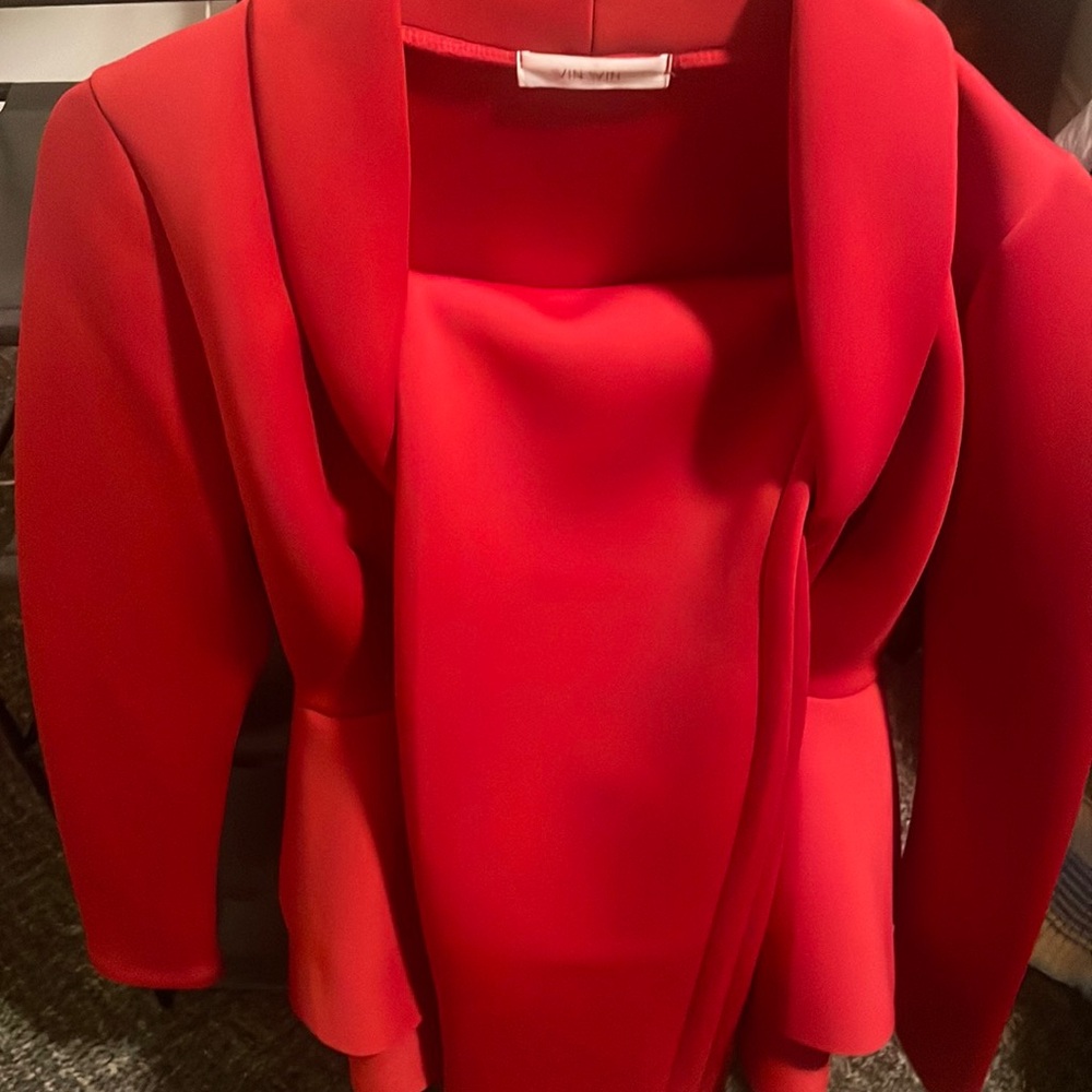 Red suit
